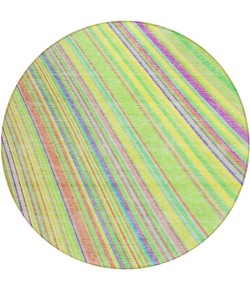 Addison Chantille ACN981-Yellow 8 ft. X 8 ft. Round Rug