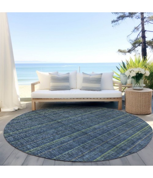 Addison Chantille ACN982-Blue 8 ft. X 8 ft. Round Rug