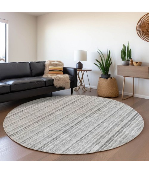 Addison Chantille ACN982-Silver 8 ft. X 8 ft. Round Rug