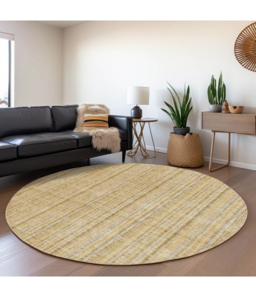 Addison Chantille ACN982-Wheat 8 ft. X 8 ft. Round Rug