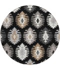 Addison Chantille ACN983-Black 8 ft. X 8 ft. Round Rug