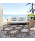 Addison Chantille ACN983-Brown 8 ft. X 8 ft. Round Rug