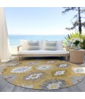Addison Chantille ACN983-Gold 8 ft. X 8 ft. Round Rug