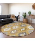 Addison Chantille ACN983-Gold 8 ft. X 8 ft. Round Rug