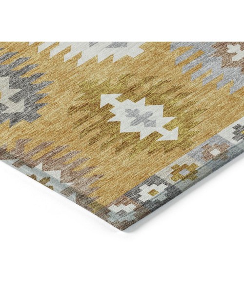 Addison Chantille ACN983-Gold 8 ft. X 8 ft. Round Rug