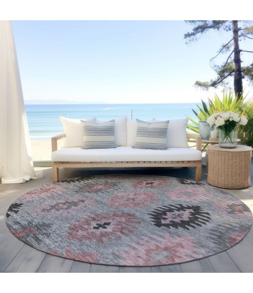 Addison Chantille ACN983-Gray 8 ft. X 8 ft. Round Rug