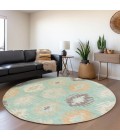 Addison Chantille ACN983-Mint 8 ft. X 8 ft. Round Rug
