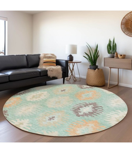 Addison Chantille ACN983-Mint 8 ft. X 8 ft. Round Rug