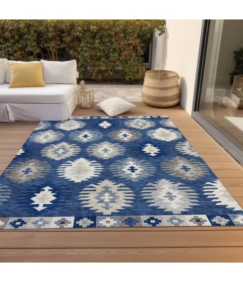 Addison Chantille ACN983-Navy 5 ft. X 7 ft. 6 in. Rectangle Rug