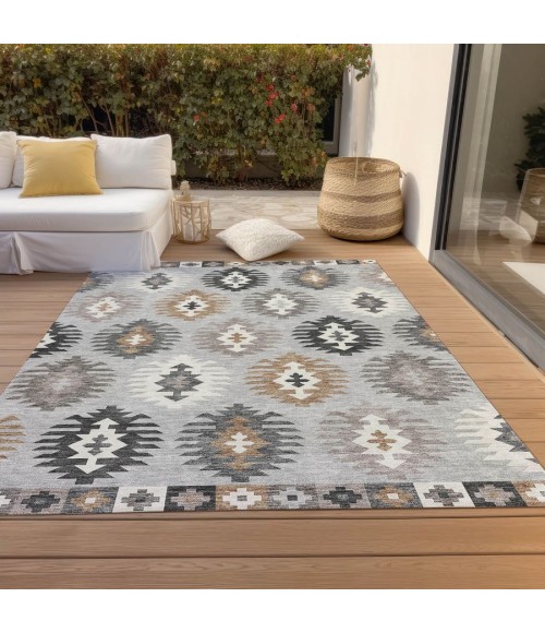 Addison Chantille Rug ACN983-Silver 10 ft. X 14 ft. Rectangle - Rugs Town Addison Chantille ACN983-Silver 10 ft. X 14 ft. Rectangle Rug