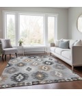 Addison Chantille Rug ACN983-Silver 10 ft. X 14 ft. Rectangle - Rugs Town Addison Chantille ACN983-Silver 10 ft. X 14 ft. Rectangle Rug