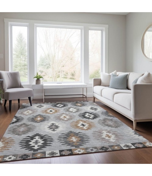 Addison Chantille Rug ACN983-Silver 10 ft. X 14 ft. Rectangle - Rugs Town Addison Chantille ACN983-Silver 10 ft. X 14 ft. Rectangle Rug