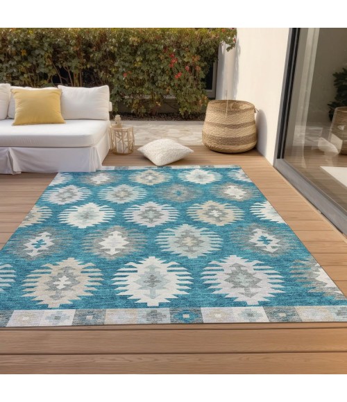 Addison Chantille ACN983-Teal 8 ft. X 10 ft. Rectangle Rug