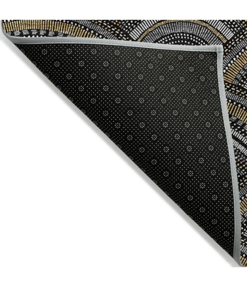 Addison Chantille ACN984-Black 8 ft. X 8 ft. Round Rug