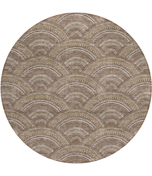 Addison Chantille ACN984-Brown 8 ft. X 8 ft. Round Rug