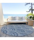 Addison Chantille ACN984-Denim 8 ft. X 8 ft. Round Rug