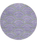 Addison Chantille ACN984-Lavender 8 ft. X 8 ft. Round Rug