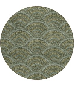 Addison Chantille ACN984-Olive 8 ft. X 8 ft. Round Rug