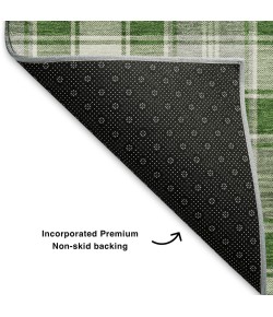 Addison Mayfield Green AMF1817 - 8ft. Round Rug