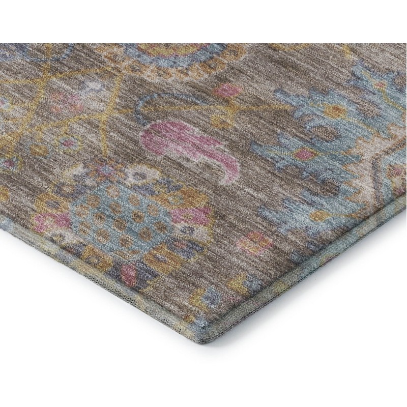 Addison Mayfield Brown AMF2151 - 8ft. Round Rug