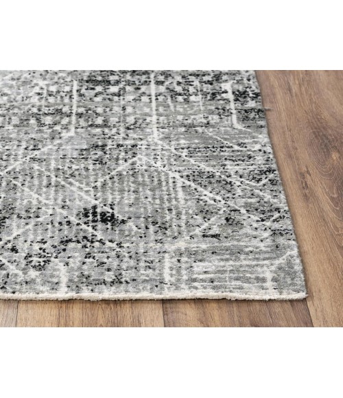 Rugs Town Aurora Grey 005111 9 ft. X 12 ft. Rectangle Rug