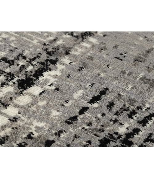 Rugs Town Aurora Grey/ Black 005115 10 ft. X 13 ft. Rectangle Rug
