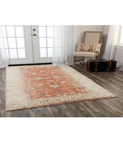 Rugs Town Infinity Red/ Beige 008103 5 ft. X 8 ft. Rectangle Rug