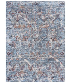 Rugs Town Infinity Blue/ Beige 008105 5 ft. X 8 ft. Rectangle Rug