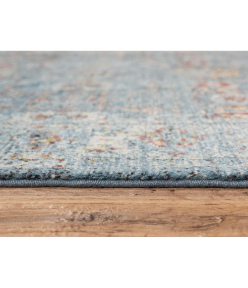 Rugs Town Infinity Blue/ Beige Rug 008106 5 ft. X 8 ft. Rectangle - Rugs Town Rugs Town Infinity Blue/ Beige 008106 5 ft. X 8 ft. Rectangle Rug