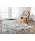 Rugs Town Infinity Blue/ Beige Rug 008107 5 ft. X 8 ft. Rectangle - Rugs Town Rugs Town Infinity Blue/ Beige 008107 5 ft. X 8 ft. Rectangle Rug
