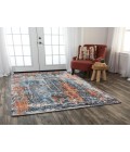 Rugs Town Alure Blue Rug 009101 5 ft. X 8 ft. Rectangle - Rugs Town Rugs Town Alure Blue 009101 5 ft. X 8 ft. Rectangle Rug