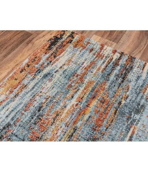 Rugs Town Alure Blue 009103 8 ft. X 10 ft. Rectangle Rug