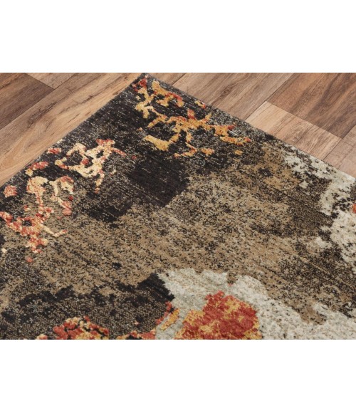 Rugs Town Alure Brown 009105 8 ft. X 10 ft. Rectangle Rug