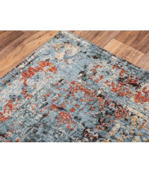 Rugs Town Alure Blue 009107 8 ft. X 10 ft. Rectangle Rug