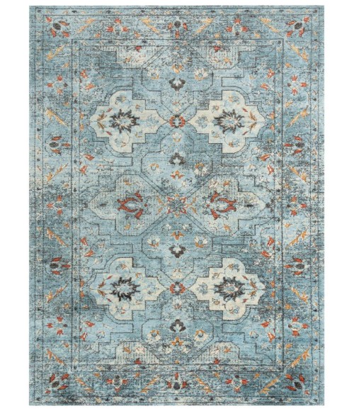 Rugs Town Alure Blue Rug 009110 5 ft. X 8 ft. Rectangle - Rugs Town Rugs Town Alure Blue 009110 5 ft. X 8 ft. Rectangle Rug