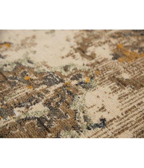 Rugs Town Intrepid Beige/ Brown 010101 5 ft. X 8 ft. Rectangle Rug