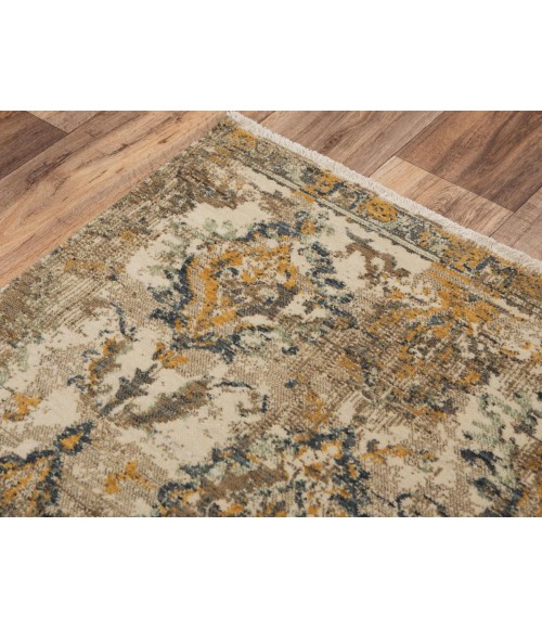Rugs Town Intrepid Beige/ Brown 010101 5 ft. X 8 ft. Rectangle Rug