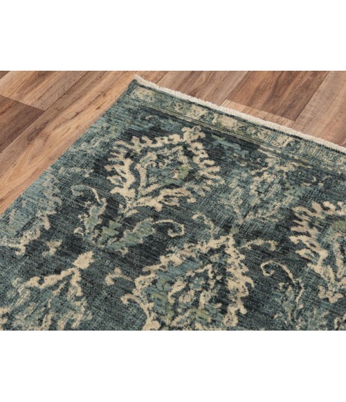 Rugs Town Intrepid Blue/ Beige 010102 9 ft. X 12 ft. Rectangle Rug