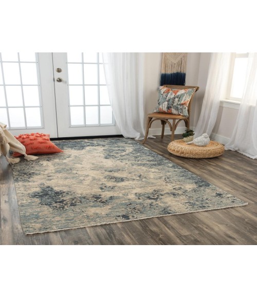 Rugs Town Intrepid Blue 010109 8 ft. X 10 ft. Rectangle Rug
