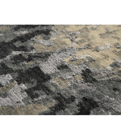 Rugs Town Noble Charcoal Rug 011106 6 ft. X 9 ft. Rectangle - Rugs Town Rugs Town Noble Charcoal 011106 6 ft. X 9 ft. Rectangle Rug