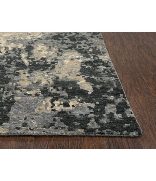 Rugs Town Noble Charcoal Rug 011106 6 ft. X 9 ft. Rectangle - Rugs Town Rugs Town Noble Charcoal 011106 6 ft. X 9 ft. Rectangle Rug