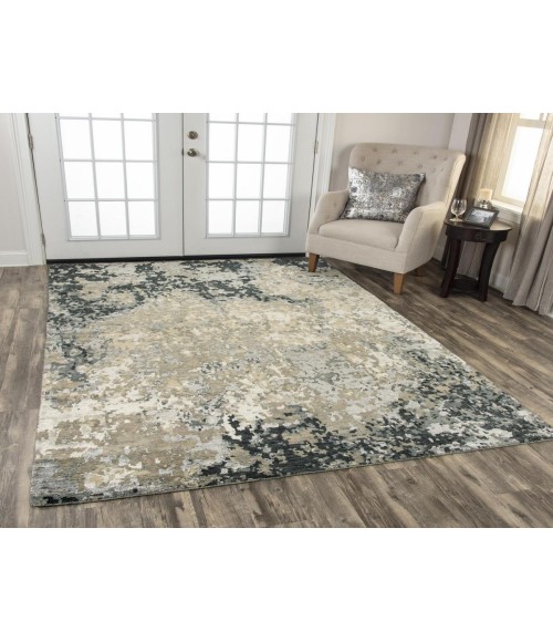 Rugs Town Noble Charcoal Rug 011106 6 ft. X 9 ft. Rectangle - Rugs Town Rugs Town Noble Charcoal 011106 6 ft. X 9 ft. Rectangle Rug