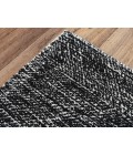 Rugs Town Trace Black Rug 014101 7 ft. 6 in. X 9 ft. 6 in. Rectangle - Rugs Town Rugs Town Trace Black 014101 7 ft. 6 in. X 9 ft. 6 in. Rectangle Rug