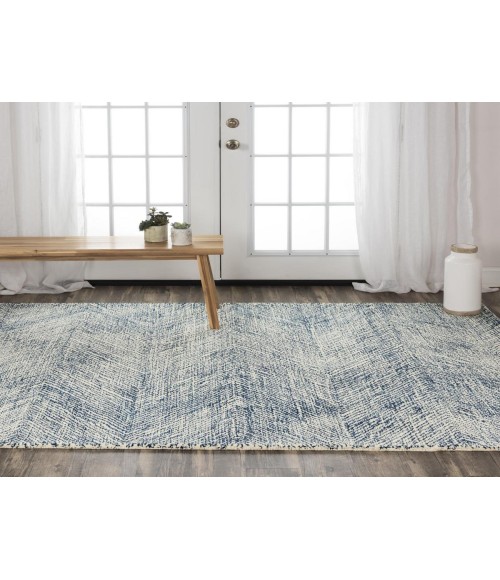 Rugs Town Trace Navy Rug 014102 7 ft. 6 in. X 9 ft. 6 in. Rectangle - Rugs Town Rugs Town Trace Navy 014102 7 ft. 6 in. X 9 ft. 6 in. Rectangle Rug