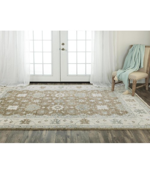 Rugs Town Abby Brown 016110 6 ft. X 9 ft. Rectangle Rug