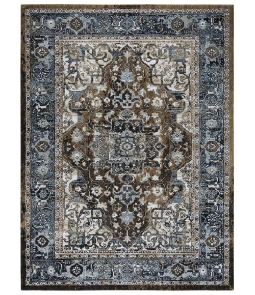 Rugs Town Elect Brown 017107 8 ft. X 10 ft. Rectangle Rug