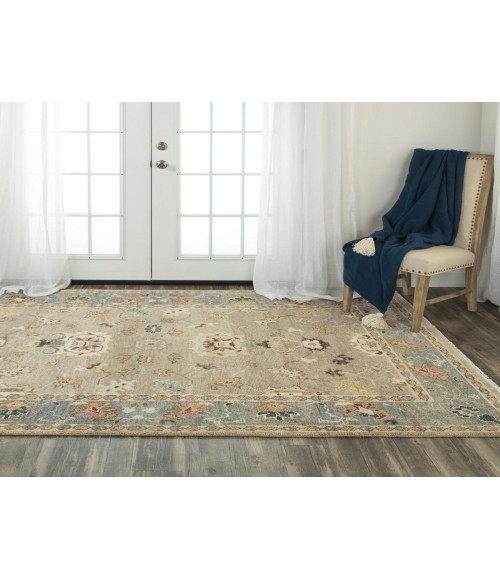 Rugs Town Muse Beige Rug 019103 6 ft. X 9 ft. Rectangle - Rugs Town Rugs Town Muse Beige 019103 6 ft. X 9 ft. Rectangle Rug
