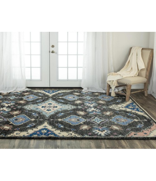 Rugs Town Muse Charcoal 019104 8 ft. X 10 ft. Rectangle Rug