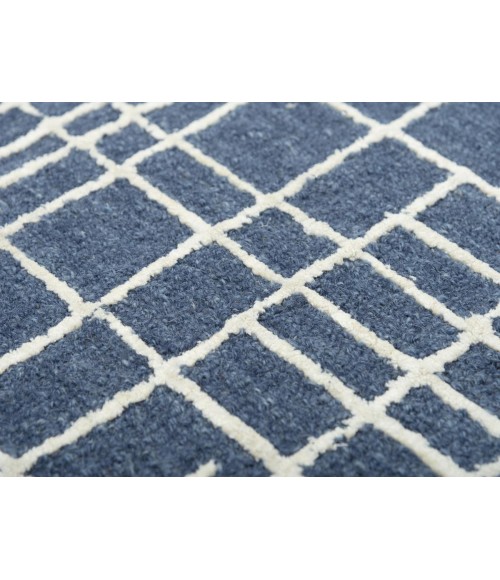Rugs Town Classic Blue Rug 021102 7 ft. 9 in. X 9 ft. 9 in. Rectangle - Rugs Town Rugs Town Classic Blue 021102 7 ft. 9 in. X 9 ft. 9 in. Rectangle Rug