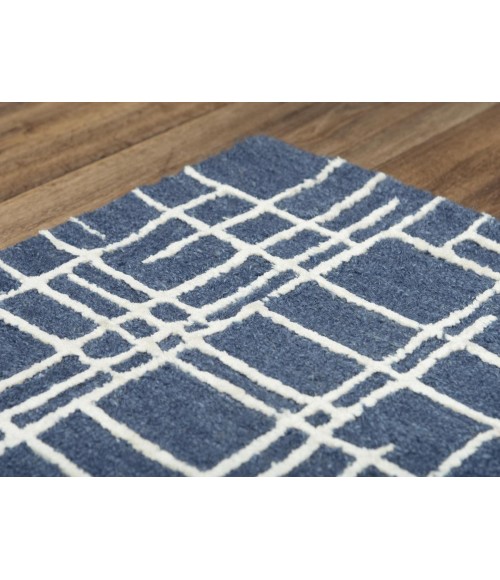 Rugs Town Classic Blue Rug 021102 7 ft. 9 in. X 9 ft. 9 in. Rectangle - Rugs Town Rugs Town Classic Blue 021102 7 ft. 9 in. X 9 ft. 9 in. Rectangle Rug